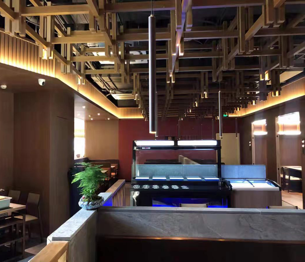 商场餐饮装饰膜施工案例
